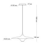 Подвесной светильник LeDron UFO UFO SP1-L Black