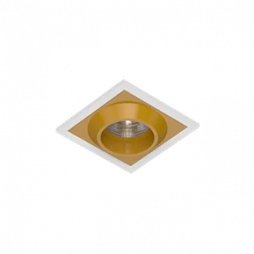 Встраиваемый светодиодный светильник LeDron GIZA GIZA SQ White-Gold 4000K