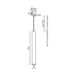 Подвесной светильник LeDron SAGITONY R BASIC T40 SAGITONY R BASIC T40 B-Gl