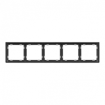 Рамка на 5 постов для розеток и выключателей LeDron 5 Frame PC Grey