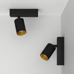 Настенно-потолочный поворотный светодиодный светильник LeDron SAGITONY SAGITONY E S60 B-Gl 4000K от ImperiumLoft