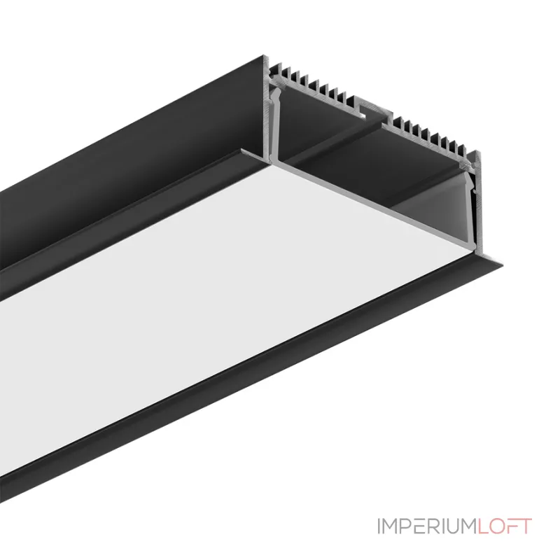 Встраиваемый профиль с накладным фланцем LeDron 13003+RMP-16 Black от ImperiumLoft