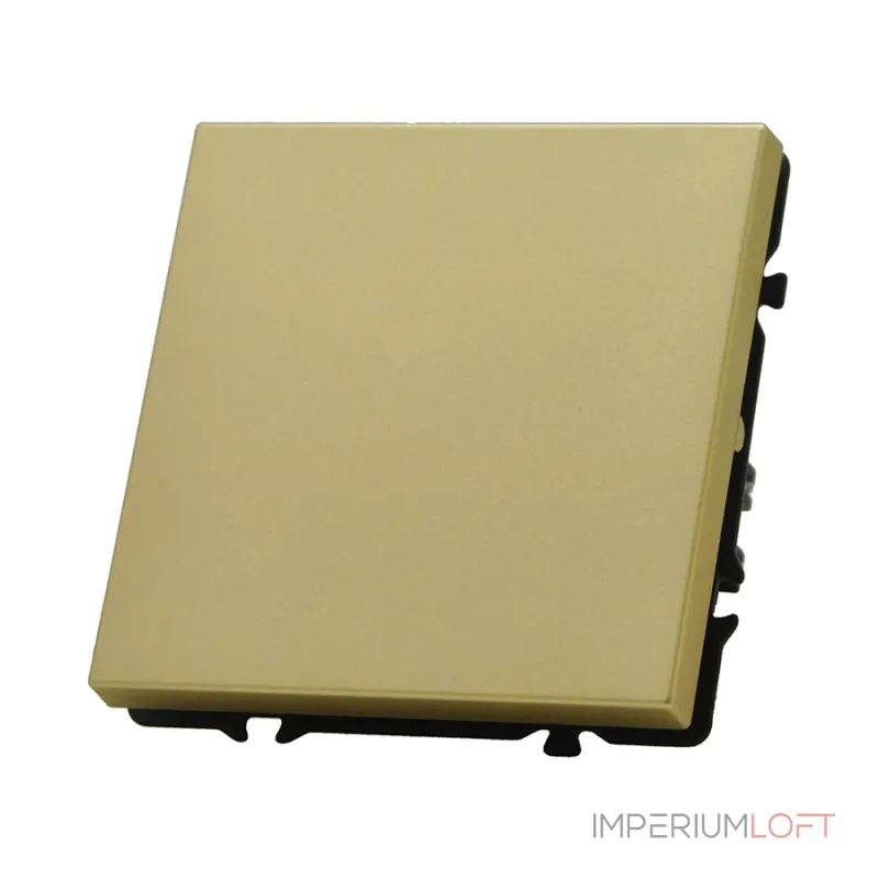 Переключатель одноклавишный перекрёстный LeDron 1 Gang Intermediate Gold от ImperiumLoft
