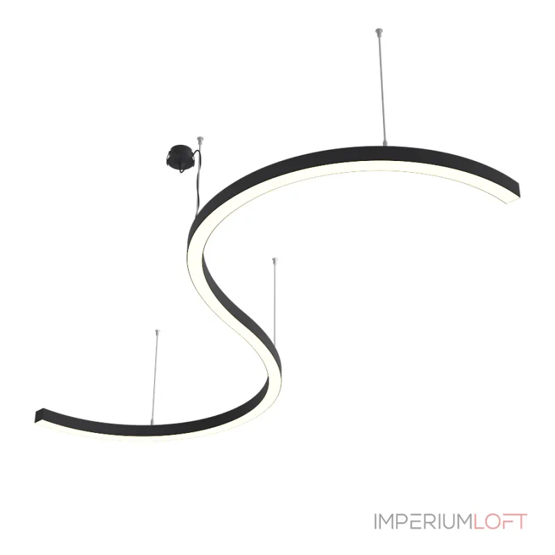 Подвесной светильник LeDron LED SNAKE LED SNAKE Mini Black 4000K Подвесной светильник LeDron LED SNAKE LED SNAKE Mini Black 4000K