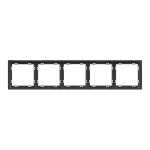 Рамка на 5 постов для розеток и выключателей LeDron 5 Frame PC Grey от ImperiumLoft