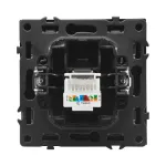 Розетка компьютерная одиночная LeDron CAT 6 (DATA) Grey от ImperiumLoft