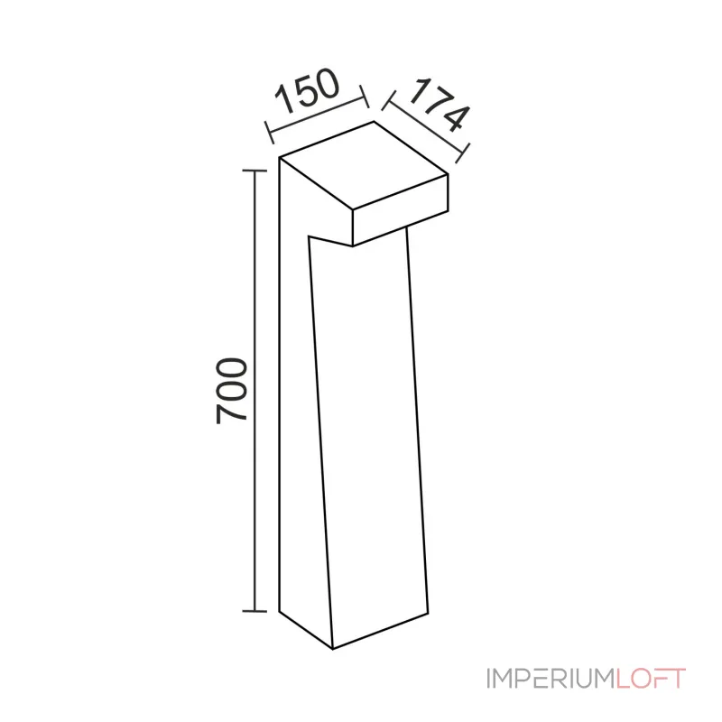 Уличный светодиодный светильник LeDron MO-705 MO-7059W от ImperiumLoft Уличный светодиодный светильник LeDron MO-705 MO-7059W от ImperiumLoft