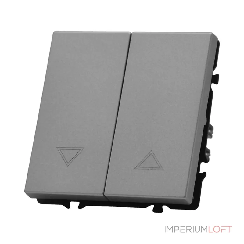 Двухклавишный жалюзийный выключатель LeDron 2 Gang Curtain Switch Light Grey от ImperiumLoft Двухклавишный жалюзийный выключатель LeDron 2 Gang Curtain Switch Light Grey от ImperiumLoft