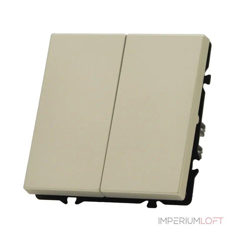 Переключатель двухклавишный перекрёстный LeDron 2G Intermediate Cashmere от ImperiumLoft