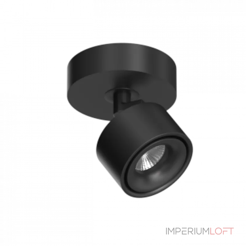 Потолочный поворотный светодиодный светильник LeDron SAGITONY SAGITONY R1 S75 Black Dim 4000K от ImperiumLoft