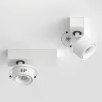 Настенно-потолочный поворотный светодиодный светильник LeDron SAGITONY SAGITONY E S75 White от ImperiumLoft