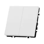 Выключатель двухклавишный звонкового типа LeDron 2G Reset White от ImperiumLoft