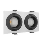 Встраиваемый светодиодный светильник LeDron GIZA MINI GIZA MINI SQ2 White-Black от ImperiumLoft