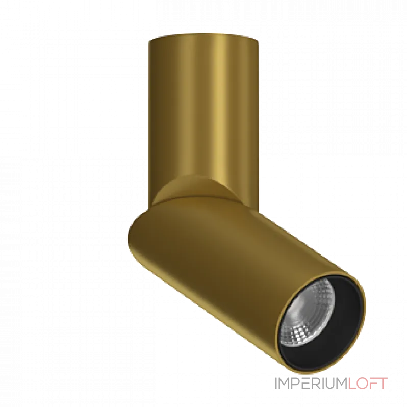 Потолочный поворотный светильник под сменную лампу LeDron MJ1402 MJ1402 Gold-Black от ImperiumLoft