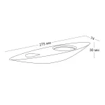 Пульт и кнопка на настольном держателе LeDron Table set Black F00YK04-22-1 Black от ImperiumLoft