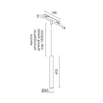 Светильник трековый LeDron Sagi Sagi T40 Zigbee Wh-Bl 3K от ImperiumLoft