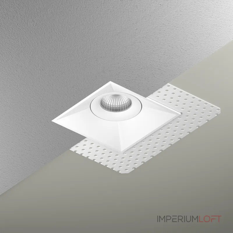 Встраиваемый поворотный светильник под сменную лампу LeDron AO1501039 WHITE от ImperiumLoft