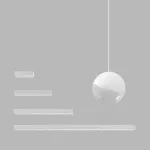 Подвесной светильник LeDron SAGITONY E T128 SAGITONY E T128 White