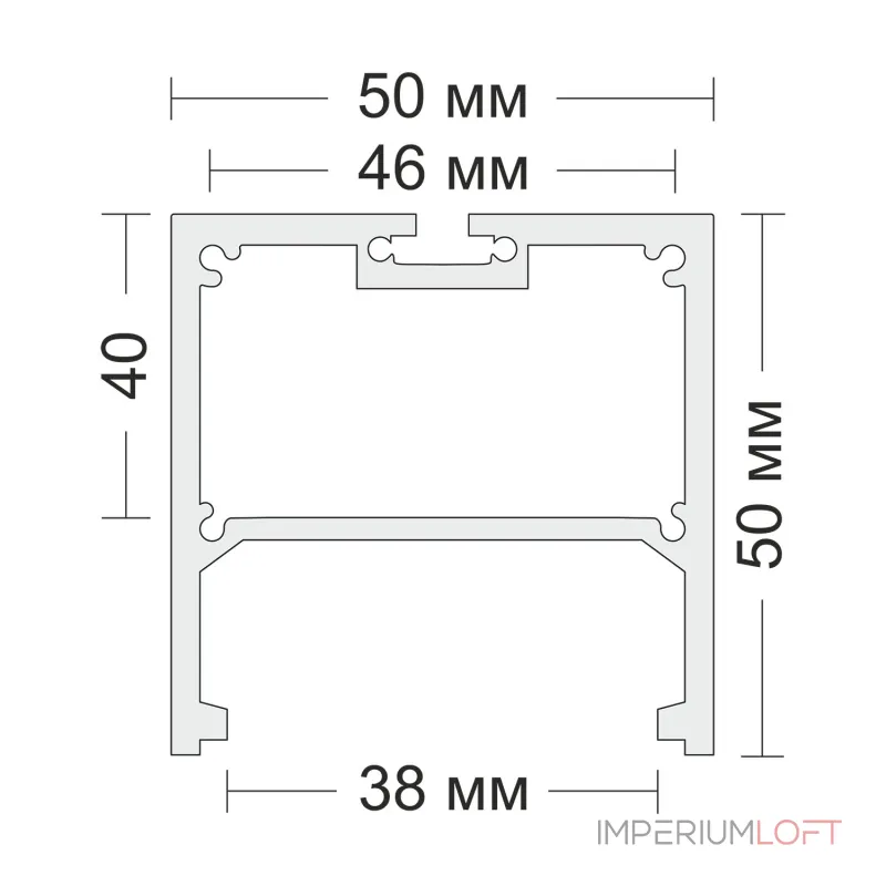 Накладной профиль LeDron 13305 13305(B)+RMP-19C от ImperiumLoft Накладной профиль LeDron 13305 13305(B)+RMP-19C от ImperiumLoft