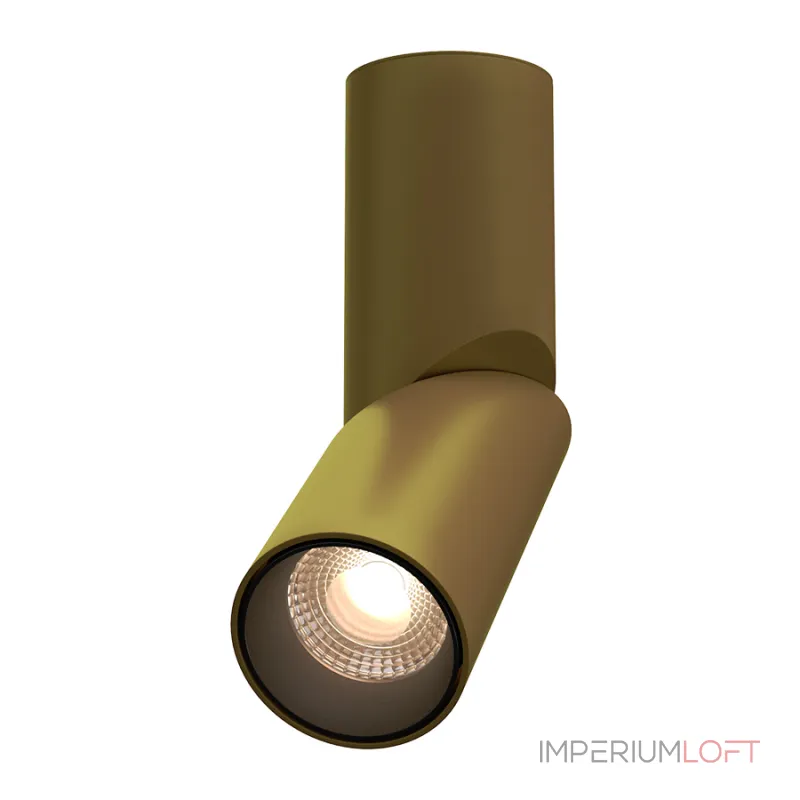 Потолочный поворотный светильник под сменную лампу LeDron MJ1402 MJ1402 Gold-Black от ImperiumLoft