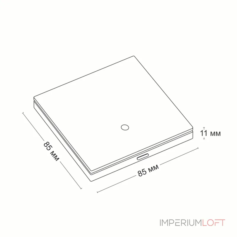 Выключатель одноклавишный LeDron Zigbee XZ-ACK101 White от ImperiumLoft Выключатель одноклавишный LeDron Zigbee XZ-ACK101 White от ImperiumLoft