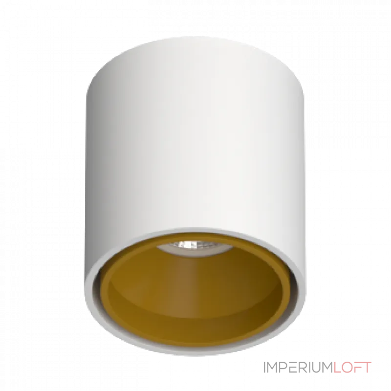 Потолочный светильник под сменную лампу LeDron KEA KEA R ED GU10 White-Gold от ImperiumLoft