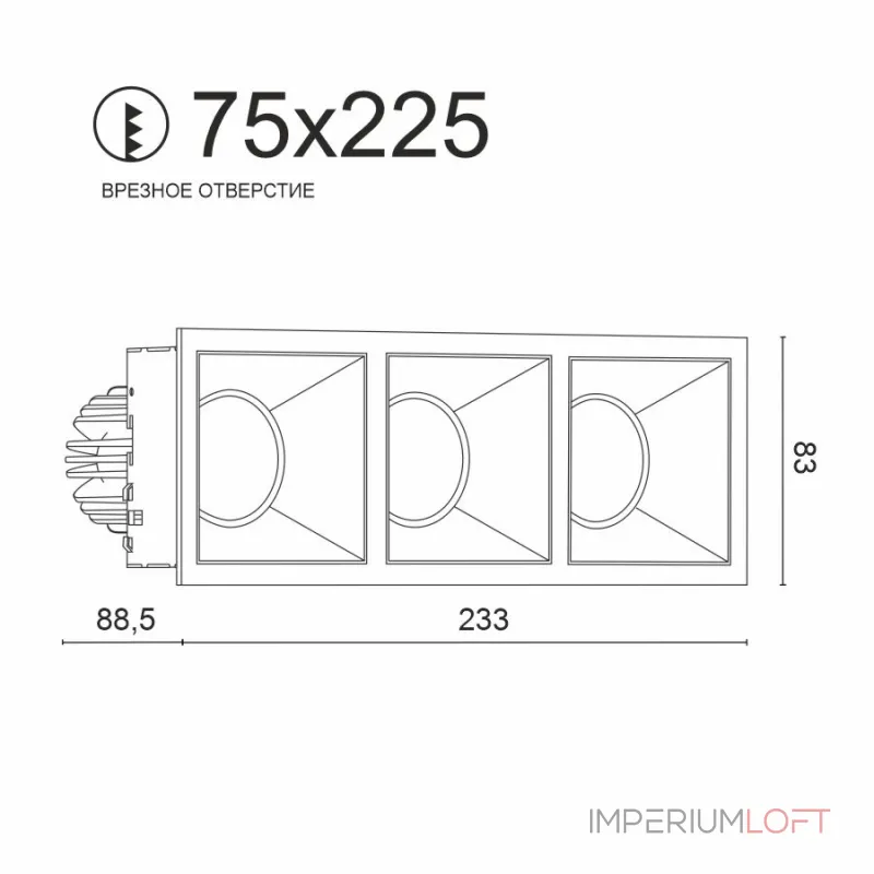 Встраиваемый светодиодный светильник LeDron RISE KIT RISE KIT 3 LED 4000K Gold-White от ImperiumLoft Встраиваемый светодиодный светильник LeDron RISE KIT RISE KIT 3 LED 4000K Gold-White от ImperiumLoft