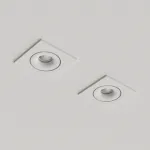 Встраиваемый светодиодный светильник LeDron LH10 LH10 SQ White от ImperiumLoft