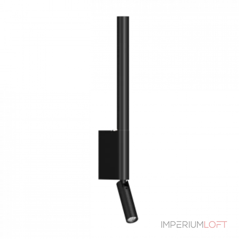 Настенный светодиодный светильник LeDron SPIN Y9133 Black от ImperiumLoft