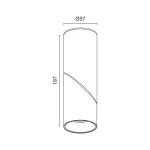 Потолочный поворотный светильник под сменную лампу LeDron MJ1402 MJ1402 Gold-Black от ImperiumLoft
