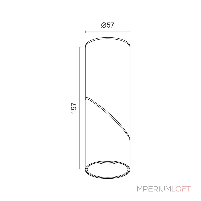 Потолочный поворотный светильник под сменную лампу LeDron MJ1402 MJ1402 Gold-Black от ImperiumLoft