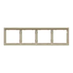 Рамка на 4 поста для розеток и выключателей LeDron 4 Frame PC Cashmere от ImperiumLoft