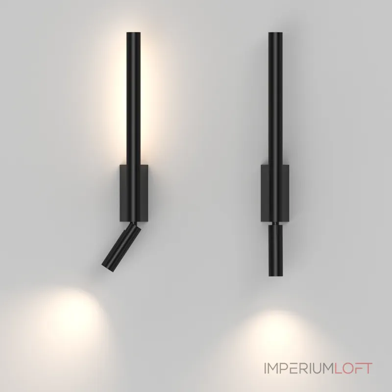 Настенный светодиодный светильник LeDron SPIN Y9133 Black от ImperiumLoft