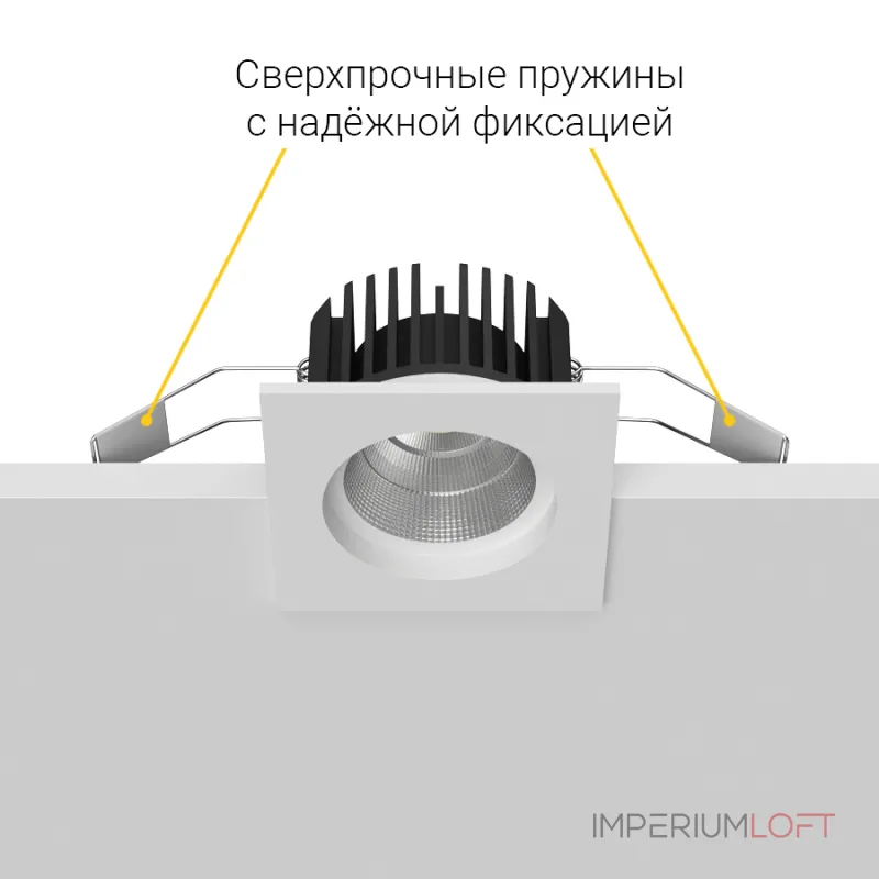 Встраиваемый светодиодный светильник LeDron BRUTAL BRUTAL SQ White TRIAC от ImperiumLoft Встраиваемый светодиодный светильник LeDron BRUTAL BRUTAL SQ White TRIAC от ImperiumLoft