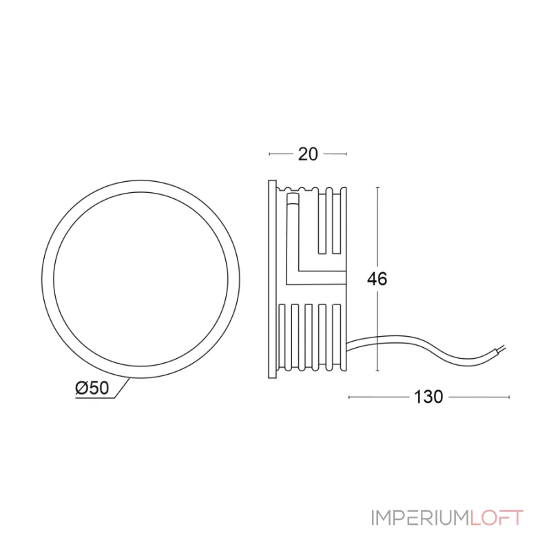 Светодиодный модуль LeDron 7W-4000K от ImperiumLoft