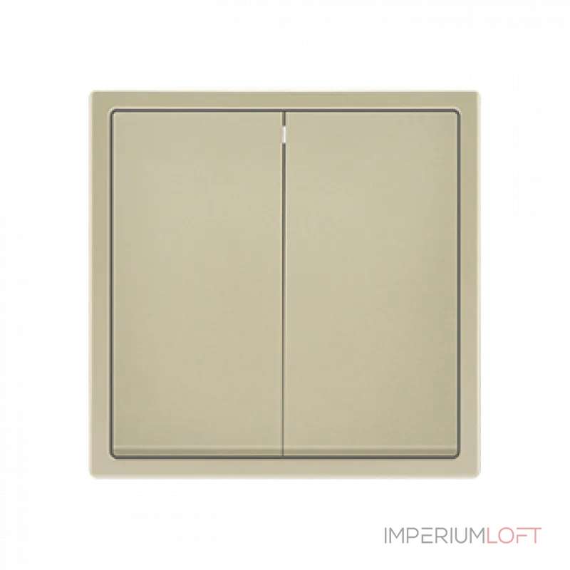 Переключатель двухклавишный перекрёстный LeDron 2G Intermediate Cashmere от ImperiumLoft