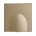 Розетка одинарная с заземлением с крышкой с защитными шторками LeDron EU Socket with Waterproof Cover Gold от ImperiumLoft