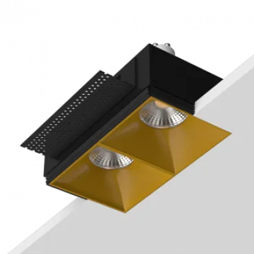 Встраиваемый светильник под сменную лампу LeDron RISE SQ H KIT2 RISE SQ H KIT2 Gold