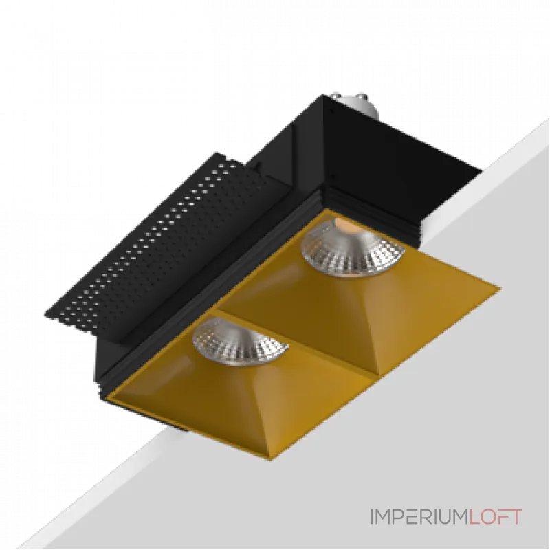 Встраиваемый светильник под сменную лампу LeDron RISE SQ H KIT2 RISE SQ H KIT2 Gold от ImperiumLoft Встраиваемый светильник под сменную лампу LeDron RISE SQ H KIT2 RISE SQ H KIT2 Gold от ImperiumLoft