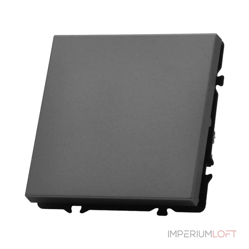 Переключатель одноклавишный перекрёстный LeDron 1 Gang Intermediate Grey от ImperiumLoft