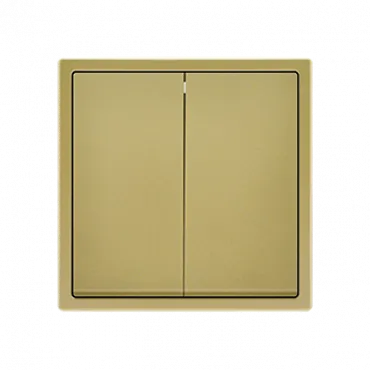 Переключатель двухклавишный перекрёстный LeDron 2G Intermediate Gold