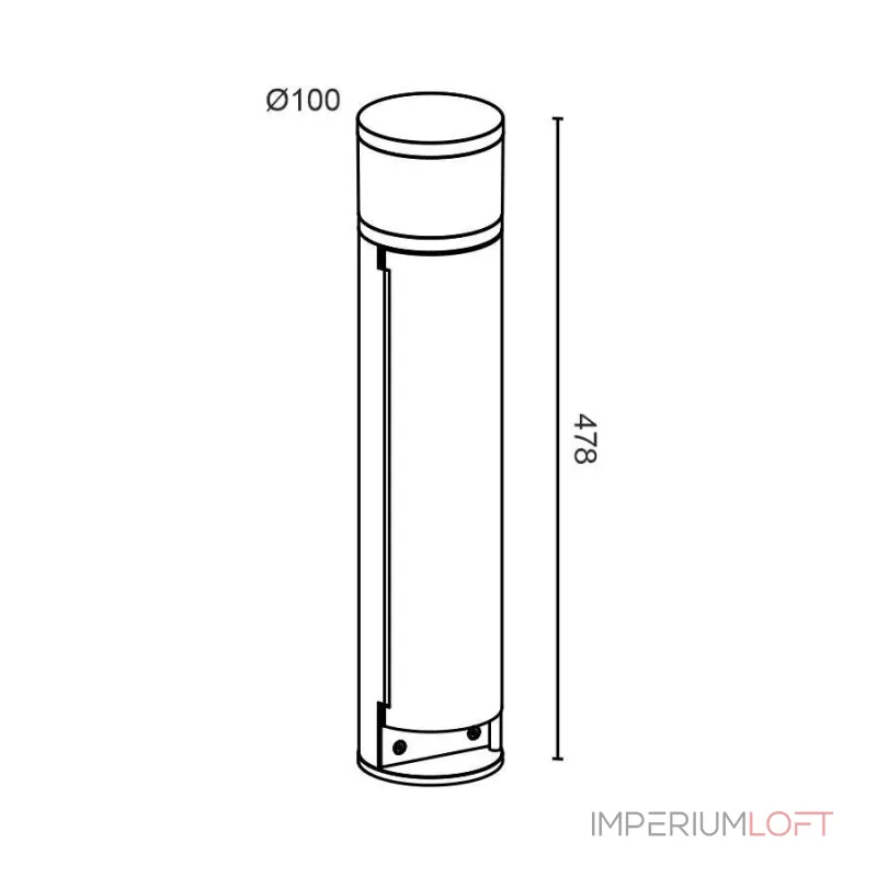 Уличная розетка со светодиодной подстветкой LeDron H3113-LED от ImperiumLoft