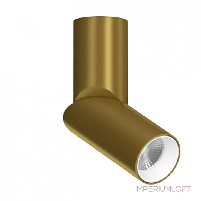 Потолочный поворотный светильник под сменную лампу LeDron MJ1402 MJ1402 Gold-White от ImperiumLoft