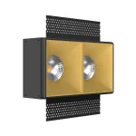 Встраиваемый светильник под сменную лампу LeDron RISE SQ H KIT2 RISE SQ H KIT2 Gold от ImperiumLoft