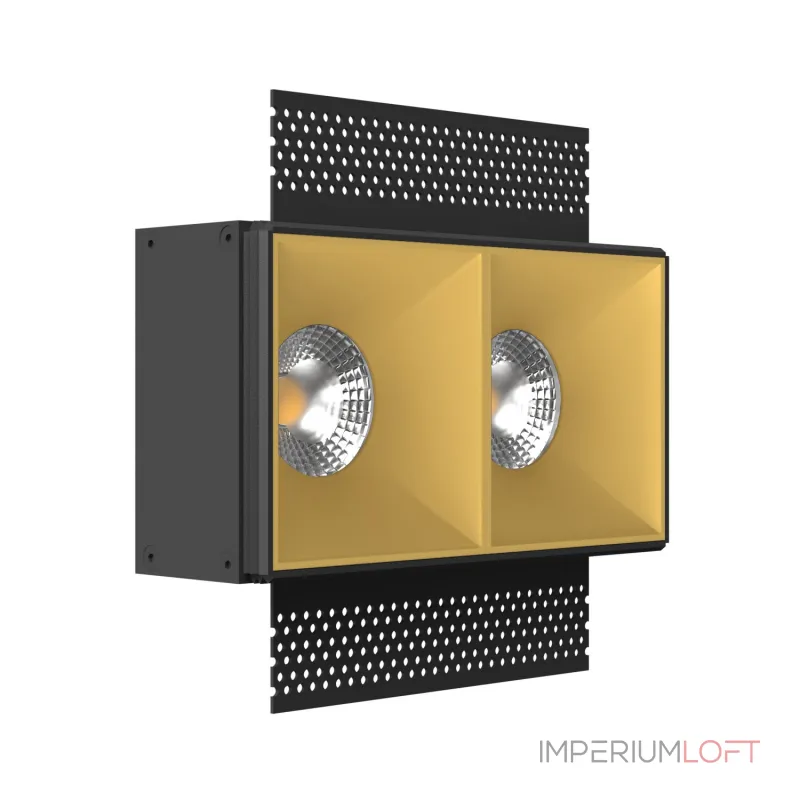 Встраиваемый светильник под сменную лампу LeDron RISE SQ H KIT2 RISE SQ H KIT2 Gold от ImperiumLoft Встраиваемый светильник под сменную лампу LeDron RISE SQ H KIT2 RISE SQ H KIT2 Gold от ImperiumLoft