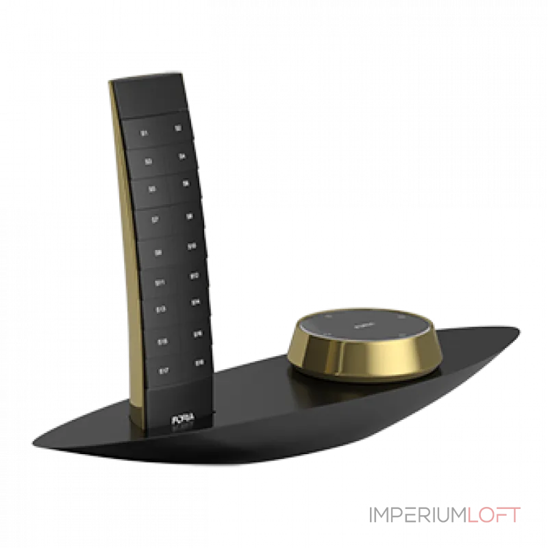 Пульт и кнопка на настольном держателе LeDron Table set Gold F00YK04-22-1 Gold от ImperiumLoft
