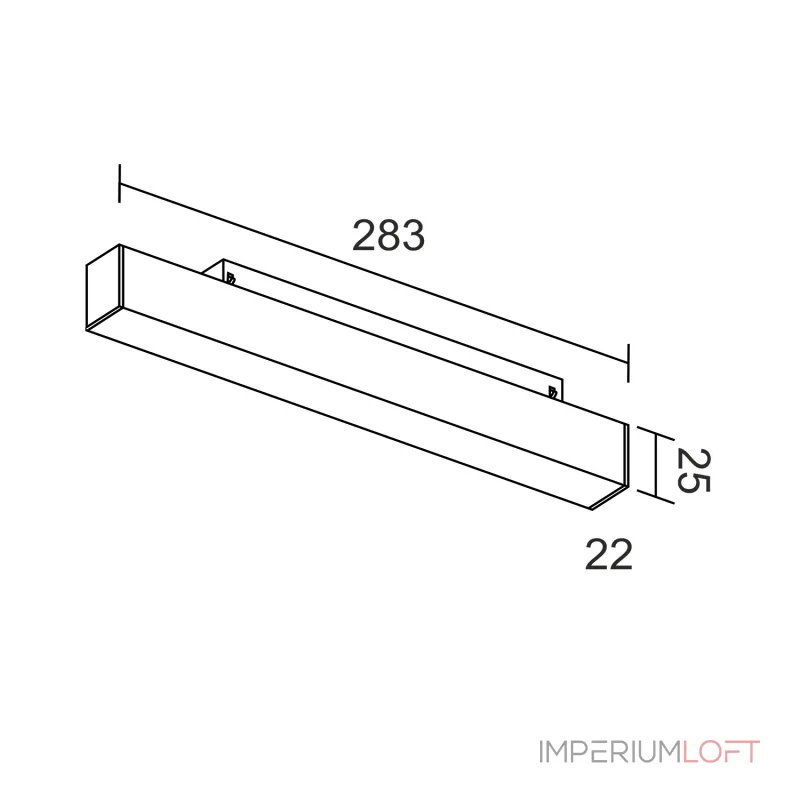 Светодиодный светильник для магнитной системы LeDron Sagi line MAX L000002 от ImperiumLoft