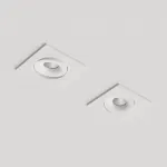 Встраиваемый поворотный светодиодный светильник LeDron MJ1006 MJ1006 SQ White от ImperiumLoft