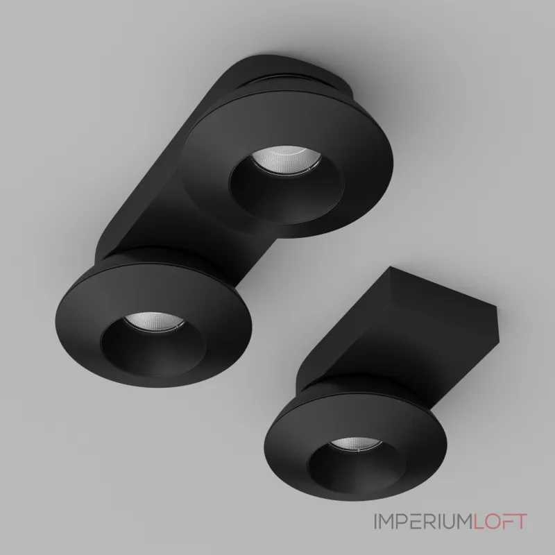 Потолочный поворотный светодиодный светильник LeDron KRIS SLIM KRIS SLIM Black TRIAC от ImperiumLoft Потолочный поворотный светодиодный светильник LeDron KRIS SLIM KRIS SLIM Black TRIAC от ImperiumLoft