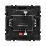 Одноклавишный проходной переключатель LeDron 1 Gang 2 Way Black от ImperiumLoft